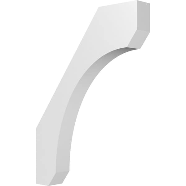 Ekena Millwork 3 1/2-in. W x 22-in. D x 30-in. H Legacy Architectural Grade PVC Knee Brace BRCP035X22X30LEC - main